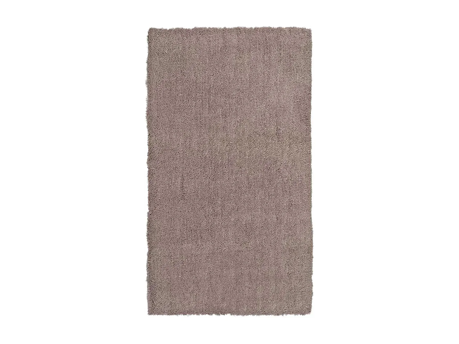 Tapis intérieur - shaggy uni - marron - 60 x 110 cm - SHANGHAI