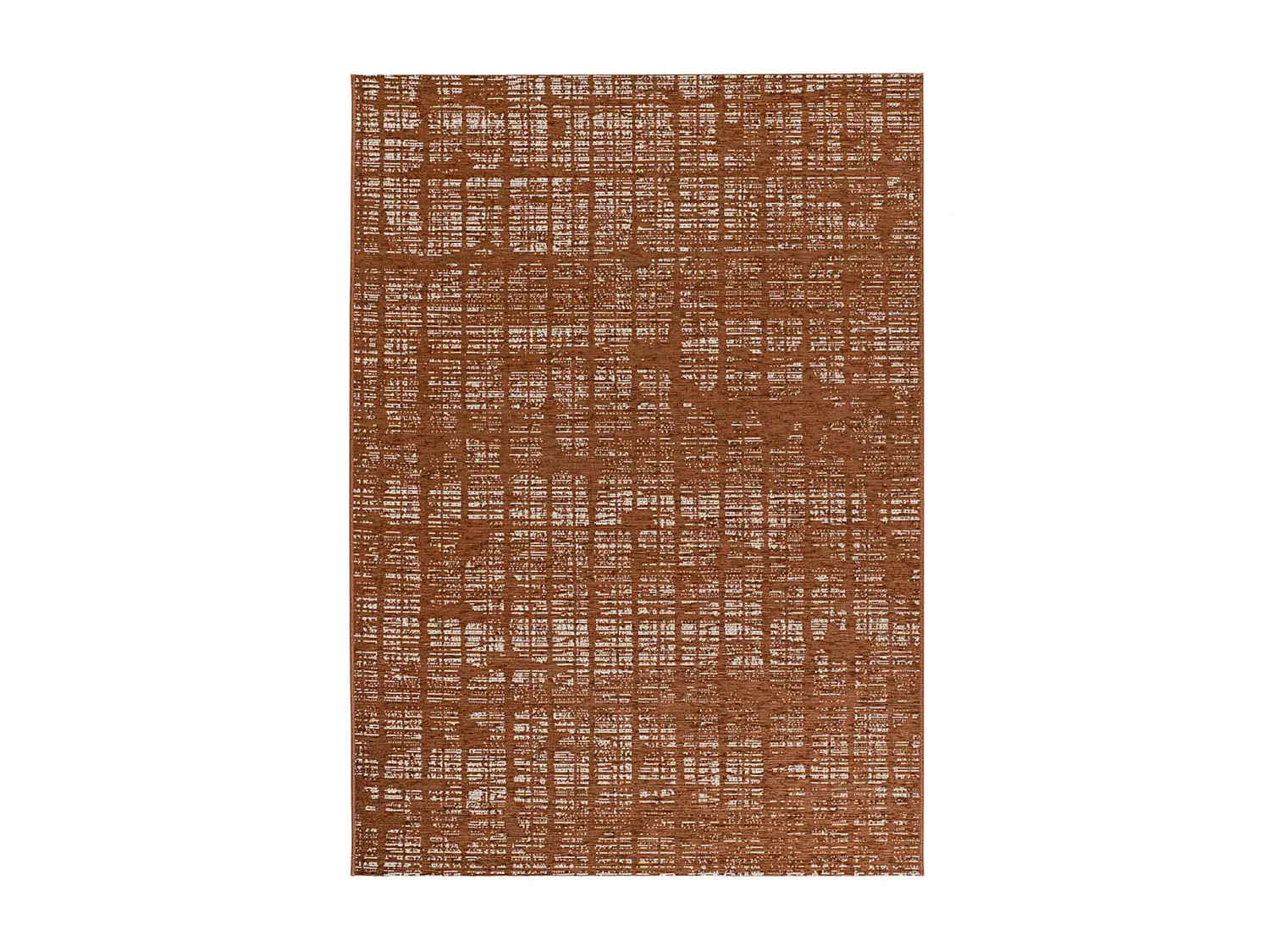 Tapis extérieur - abstrait - cuivre - 77 x 150 cm - VELVET