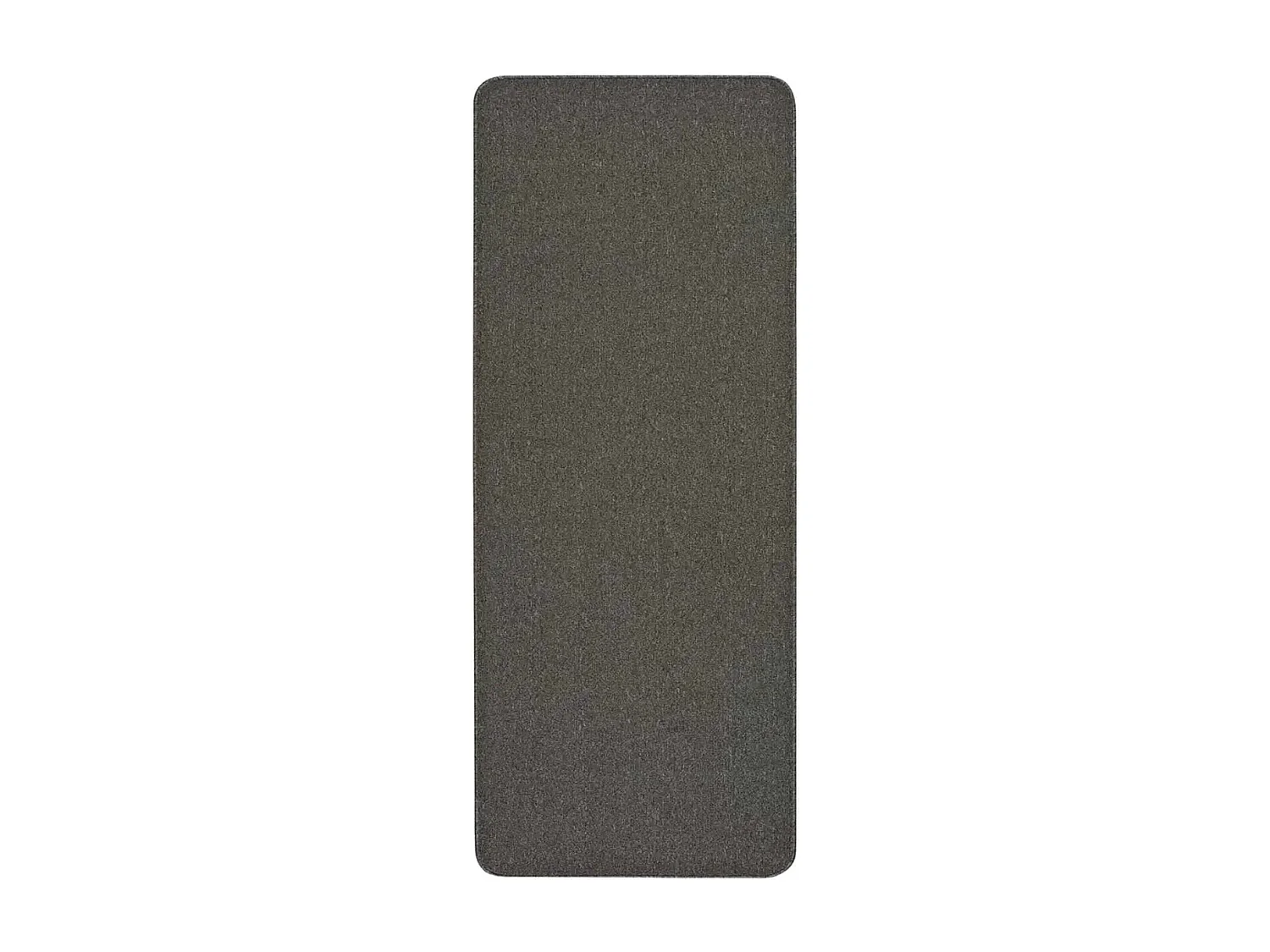 Tapis intérieur - uni - gris - 67 x 250 cm - LEILA