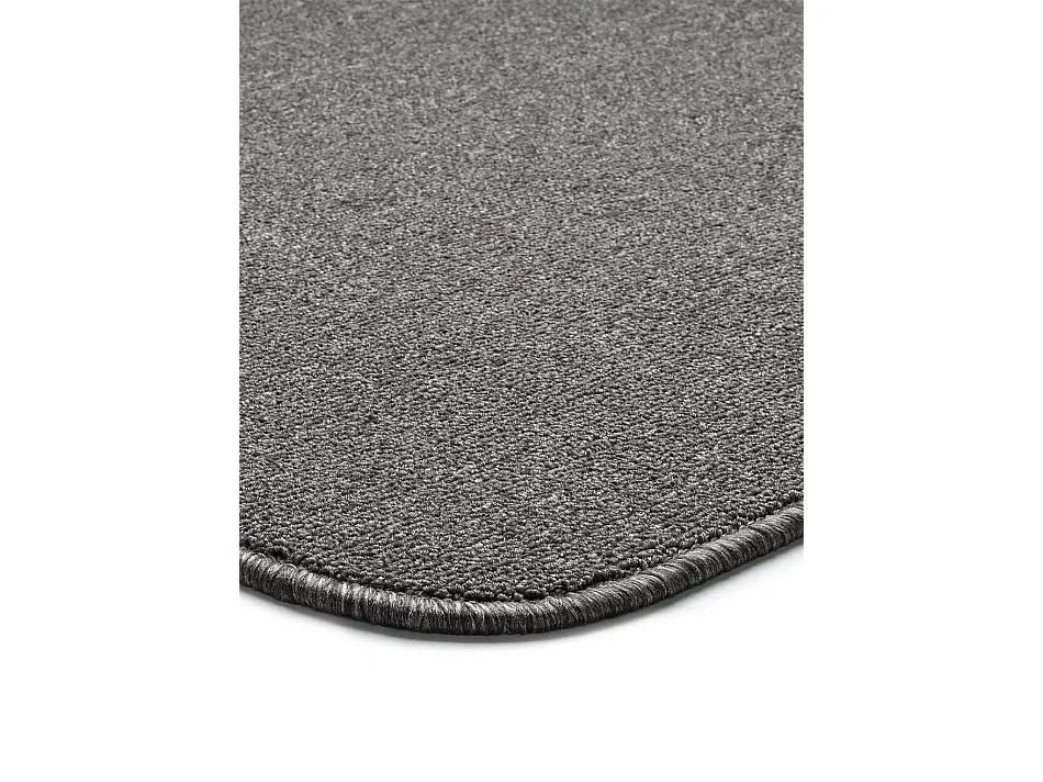 Tapis intérieur - uni - gris - 67 x 250 cm - LEILA