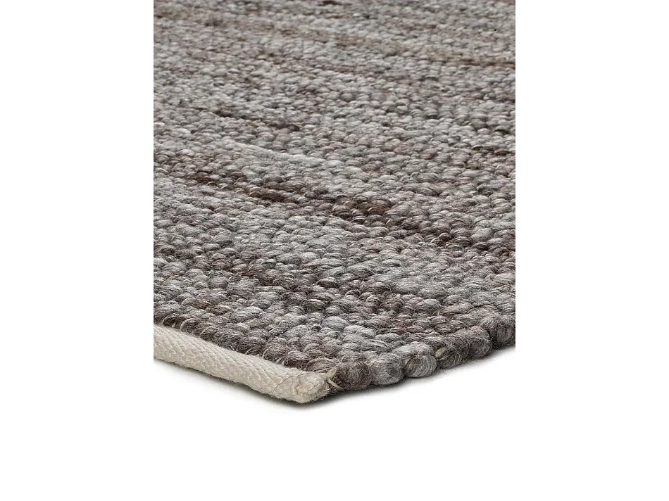 Tapis intérieur - uni - lin - 60 x 110 cm - CINDER