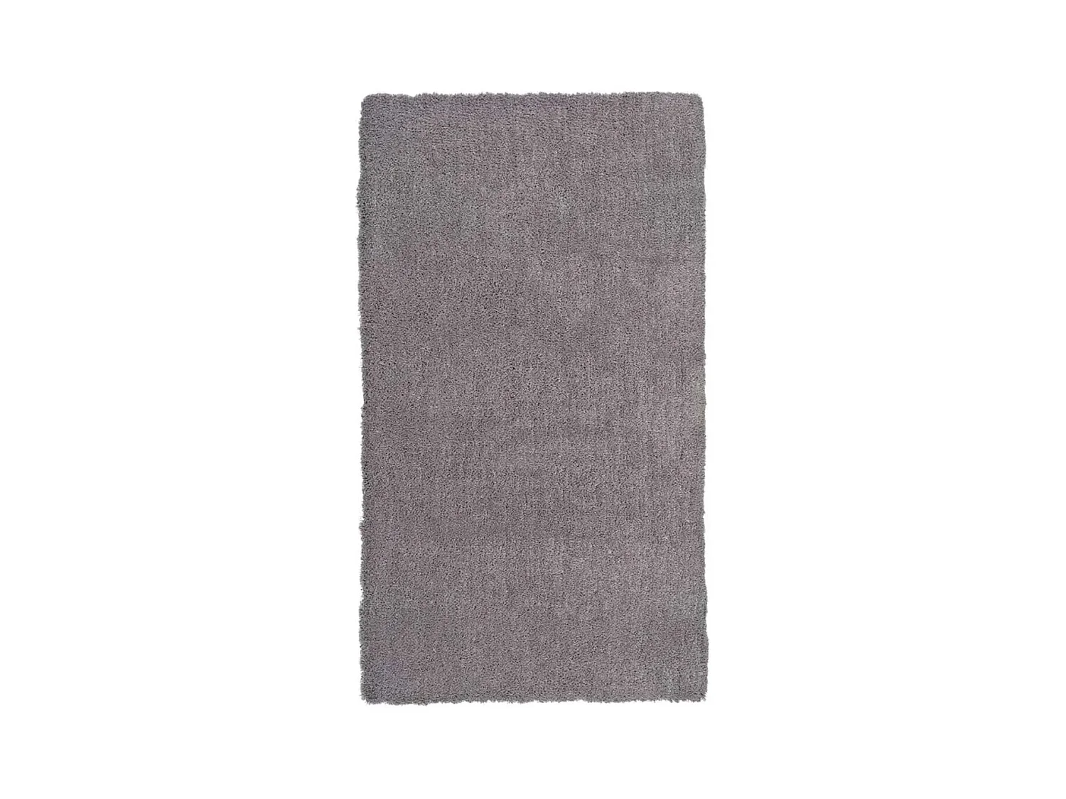 Tapis intérieur - shaggy uni - gris - 60 x 110 cm - SHANGHAI