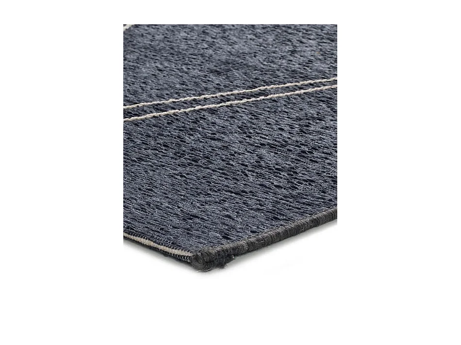 Tapis extérieur - fleurs - gris - 130 x 190 cm - VELVET