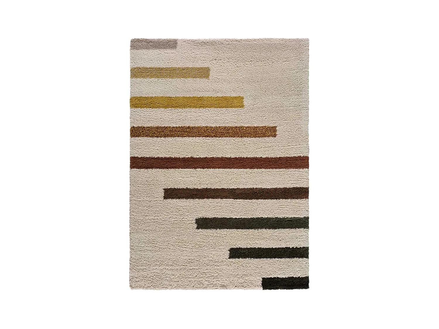 Tapis intérieur - shaggy - multicolore - 135 x 190 cm - SCENIC