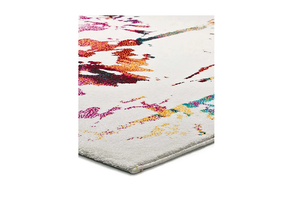 Tapis intérieur - ethnique - multicolore - 60 x 120 cm - KATRINA