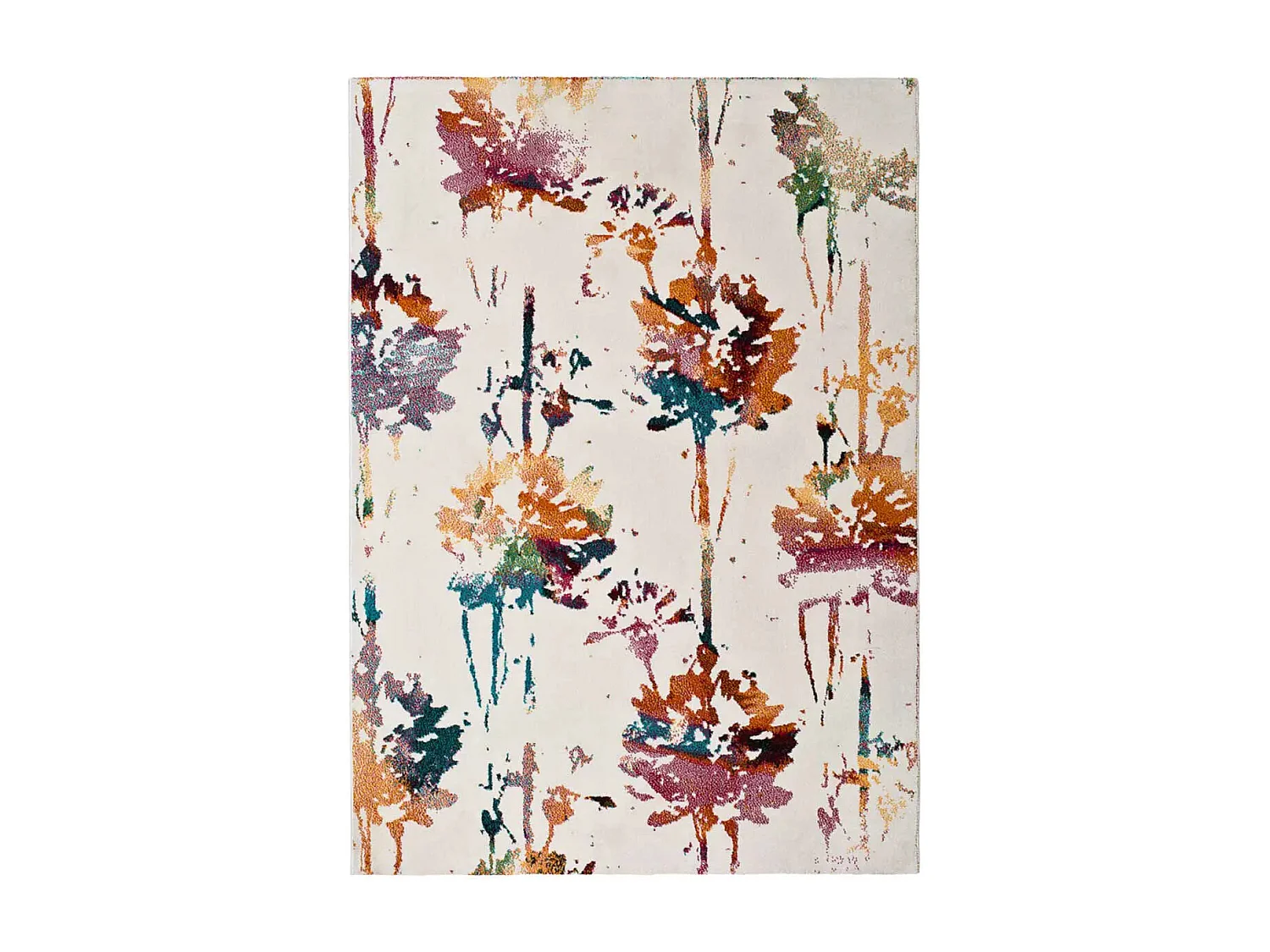 Tapis intérieur - ethnique - multicolore - 60 x 120 cm - KATRINA