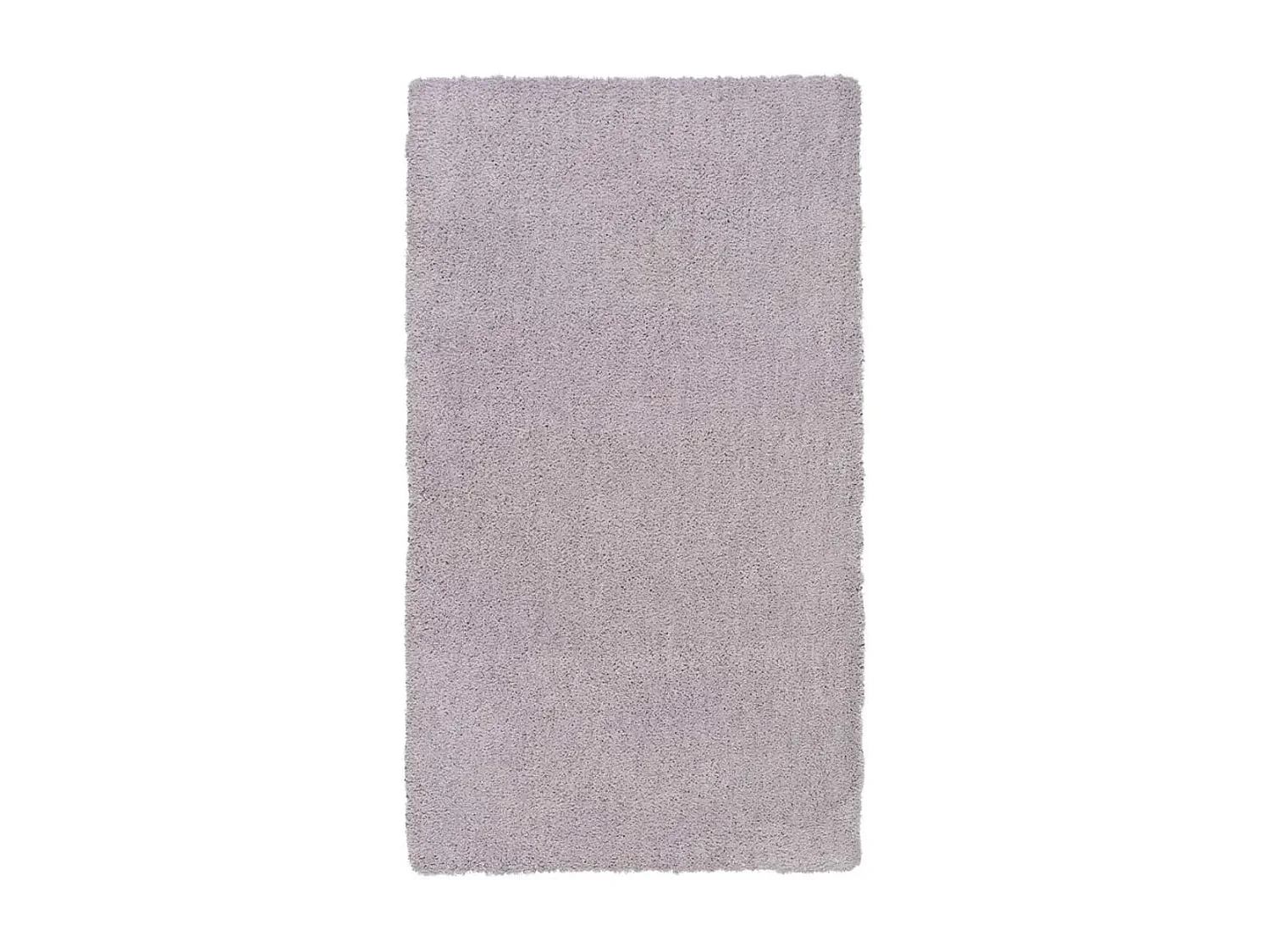 Tapis intérieur - shaggy uni - argent - 80 x 150 cm - SHANGHAI