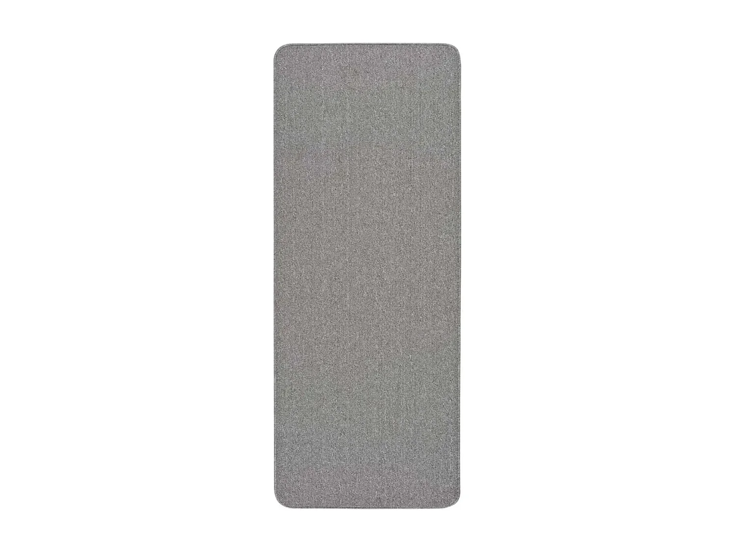 Tapis intérieur - uni - argent - 67 x 200 cm - LEILA