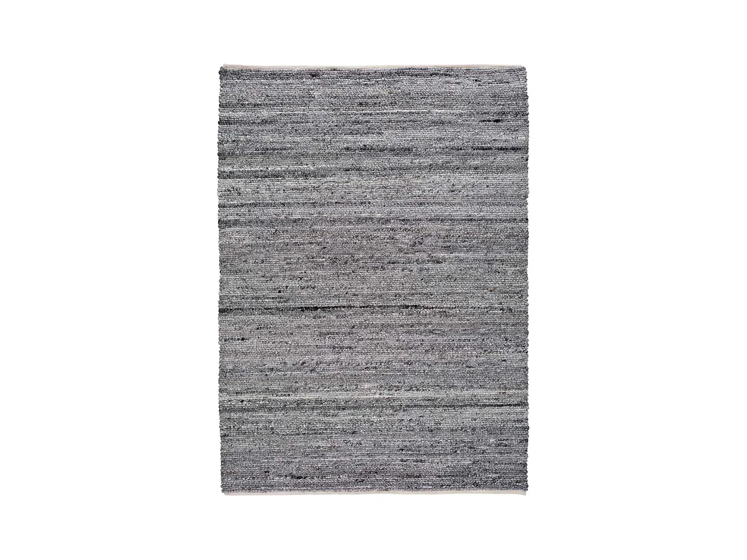 Tapis intérieur - uni - gris - 140 x 200 cm - CINDER