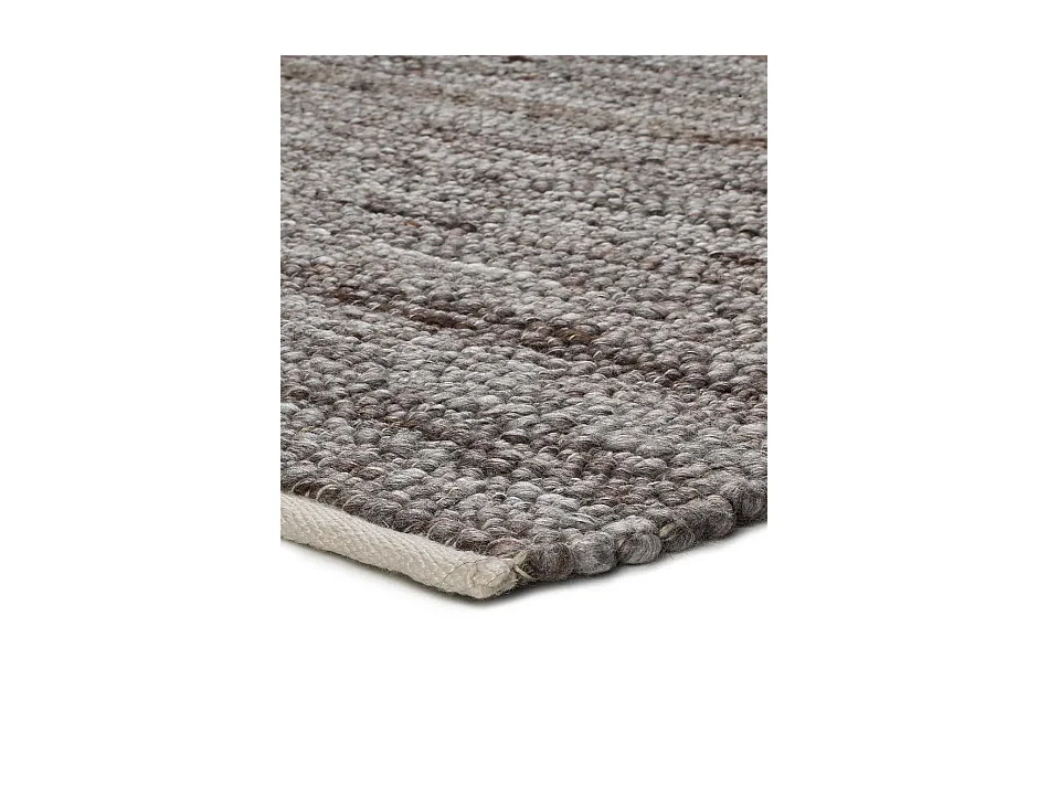 Tapis intérieur - uni - lin - 140 x 200 cm - CINDER