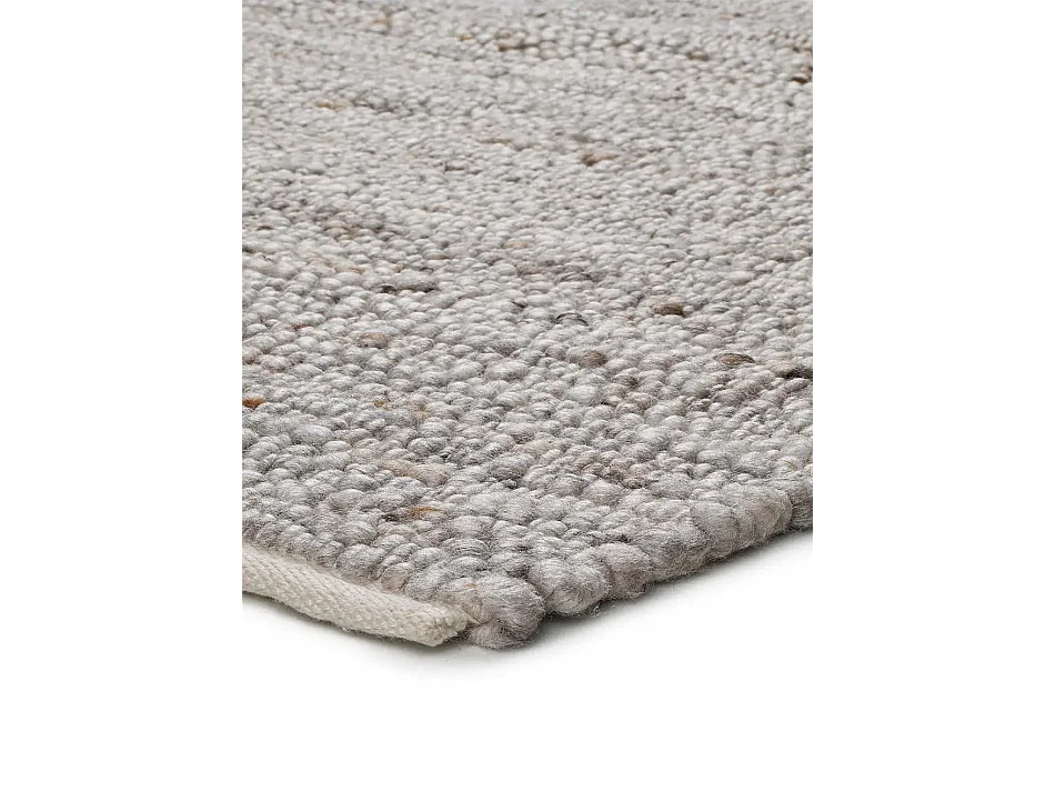 Tapis intérieur - uni - beige - 80 x 150 cm - CINDER