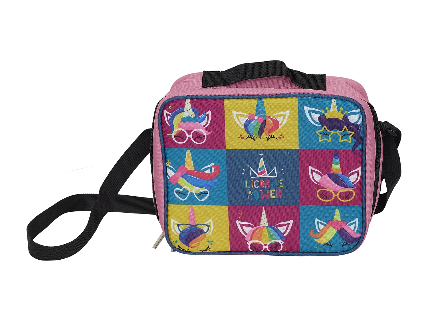 Cartable Fraicheur Enfant Licorne Coffret Rose, Multicolore