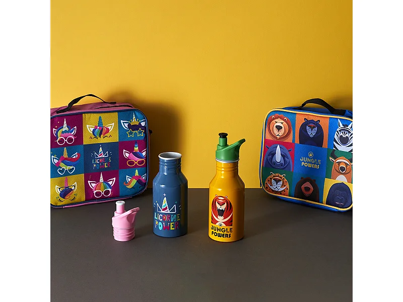 Cartable Fraicheur Enfant Animaux Coffret Multicolore, Bleu