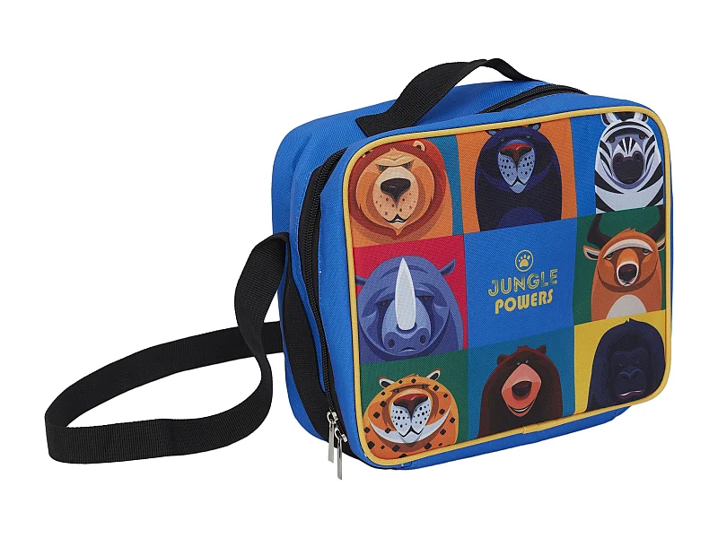 Cartable Fraicheur Enfant Animaux Coffret Multicolore, Bleu