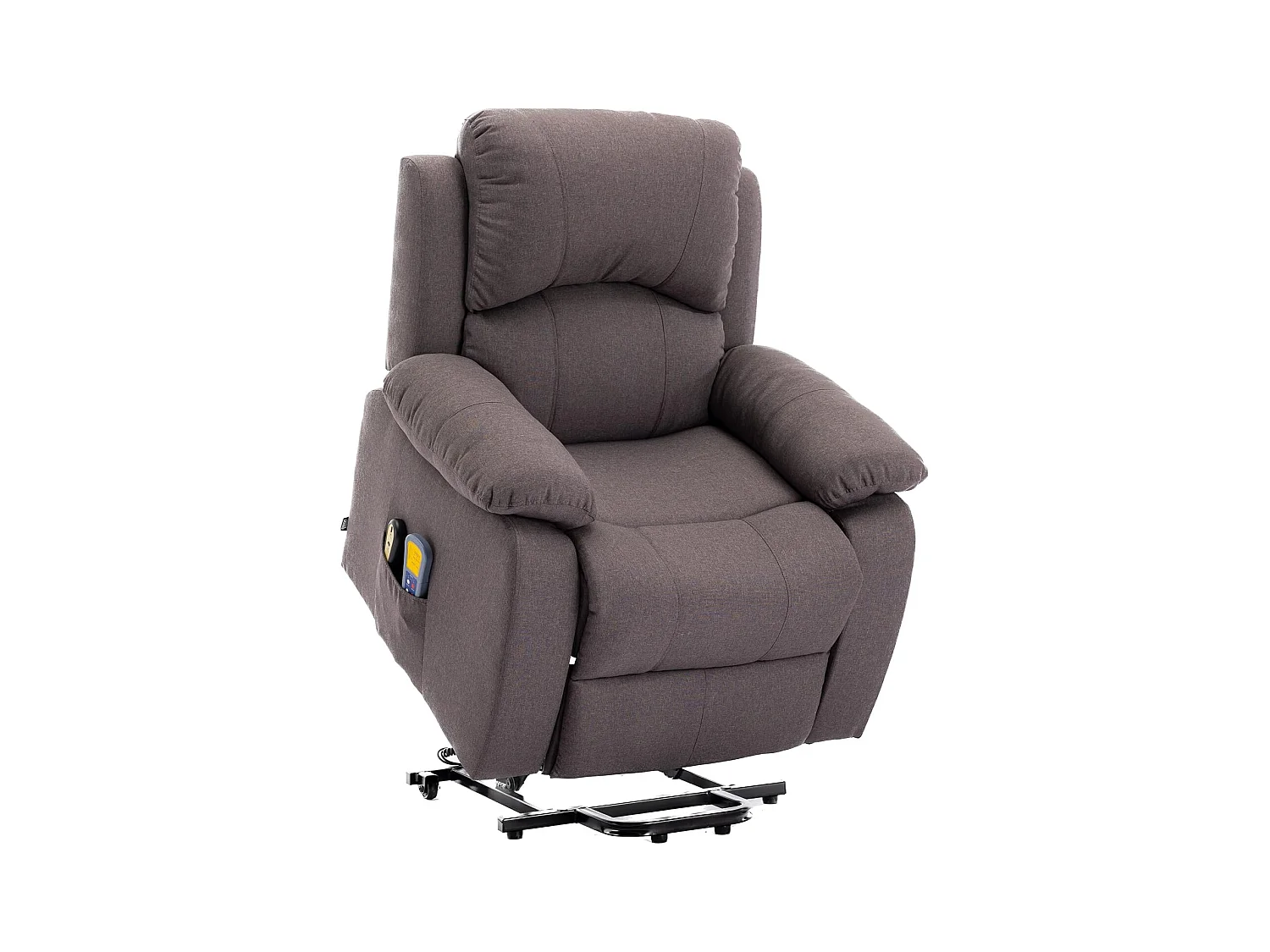 Sillón Relax Función Auto-Ayuda, Reclinación Eléctrica, Masaje Y Termoterapia, Marrón