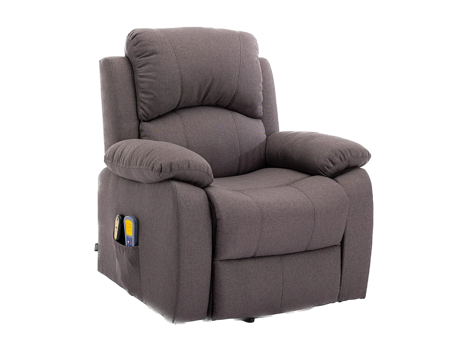 Sillón Relax Función Auto-Ayuda, Reclinación Eléctrica, Masaje Y Termoterapia, Marrón