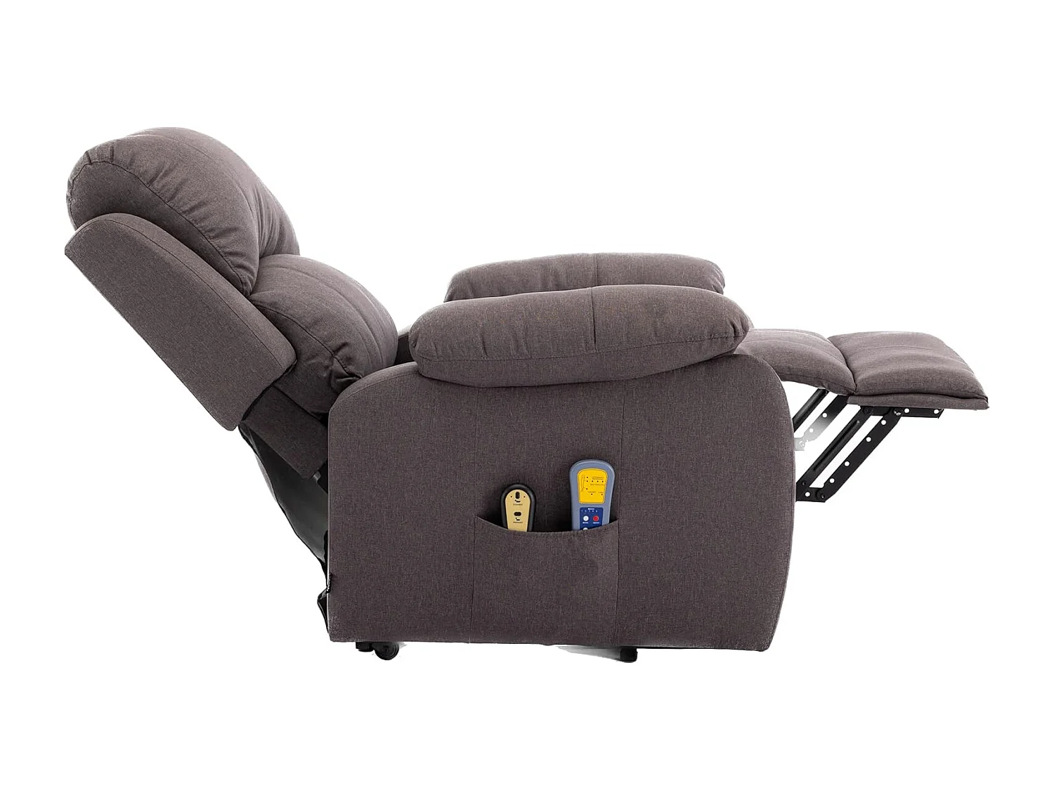 Sillón Relax Función Auto-Ayuda, Reclinación Eléctrica, Masaje Y Termoterapia, Marrón