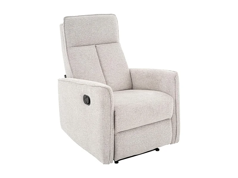 Sillón Relax con Reclinación Manual, Tejido Waterproof, Modelo Light, Arena