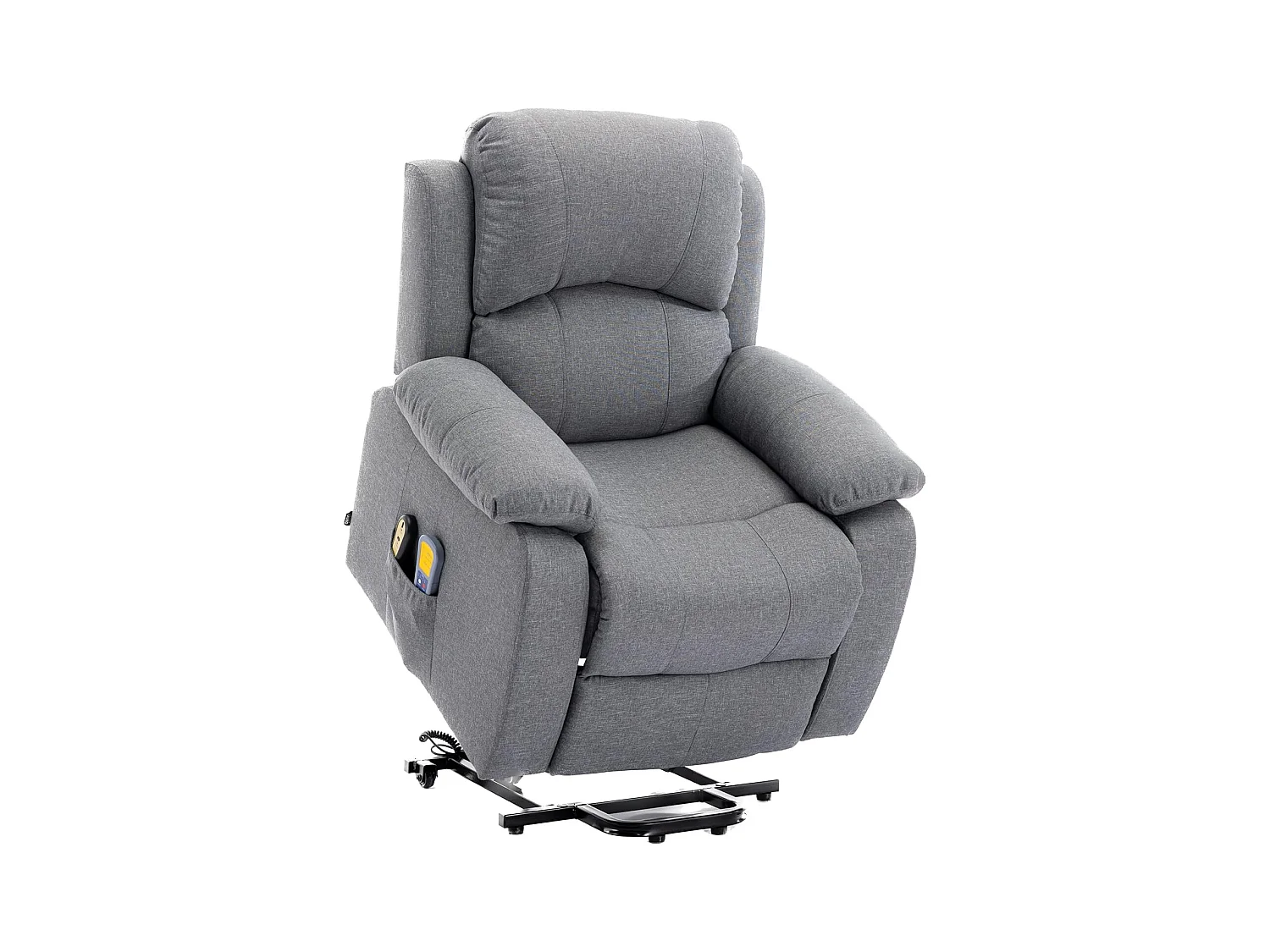 Sillón Relax Función Auto-Ayuda, Reclinación Eléctrica, Masaje Y Termoterapia, Gris