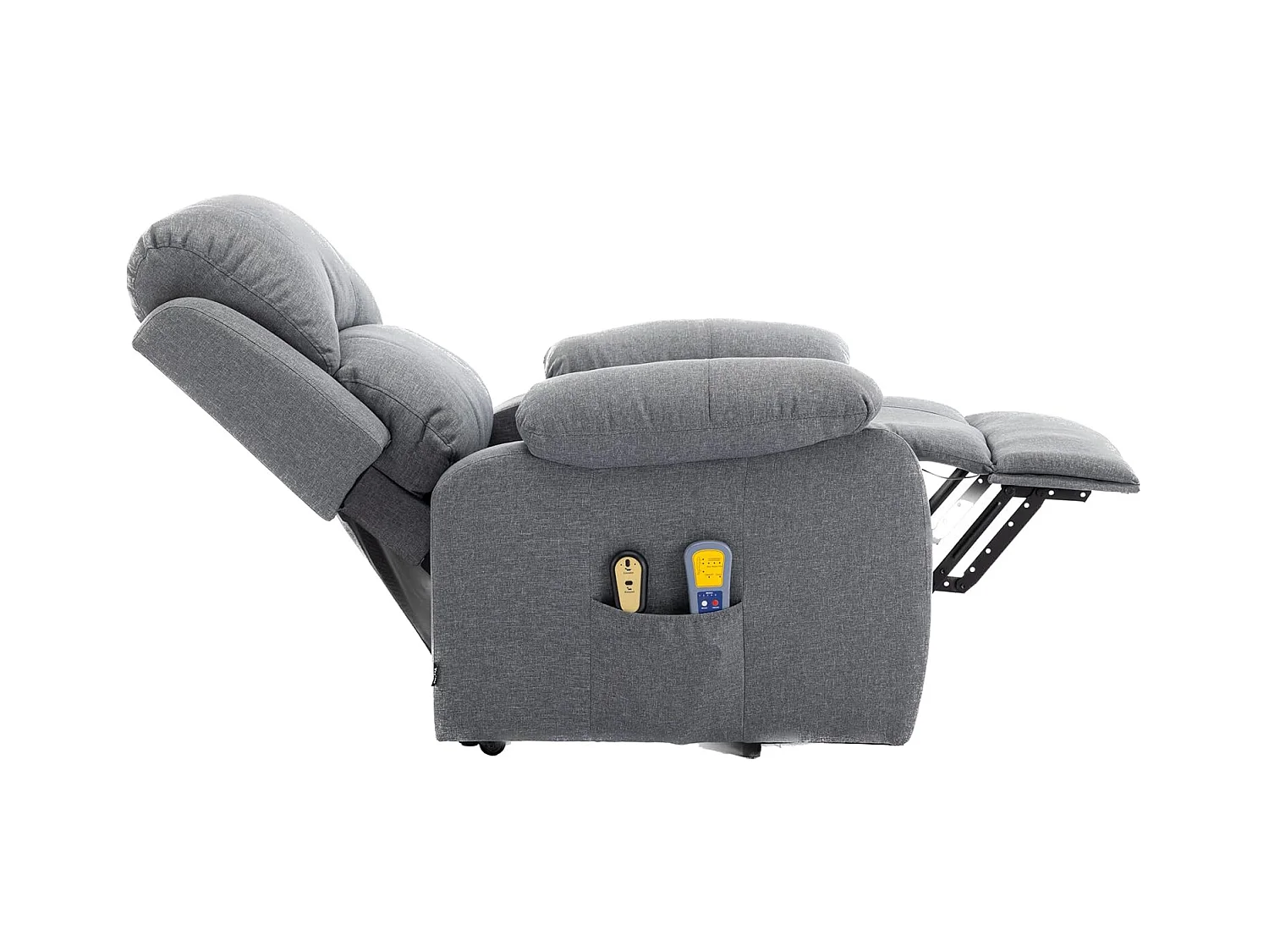 Sillón Relax Función Auto-Ayuda, Reclinación Eléctrica, Masaje Y Termoterapia, Gris
