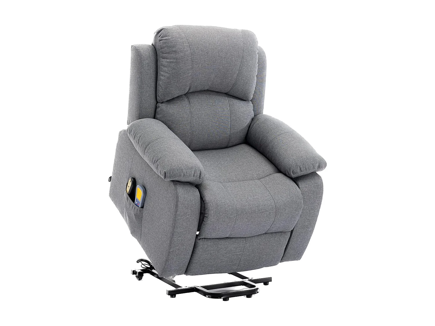 Sillón Relax Función Auto-Ayuda, Reclinación Eléctrica, Masaje Y Termoterapia, Gris