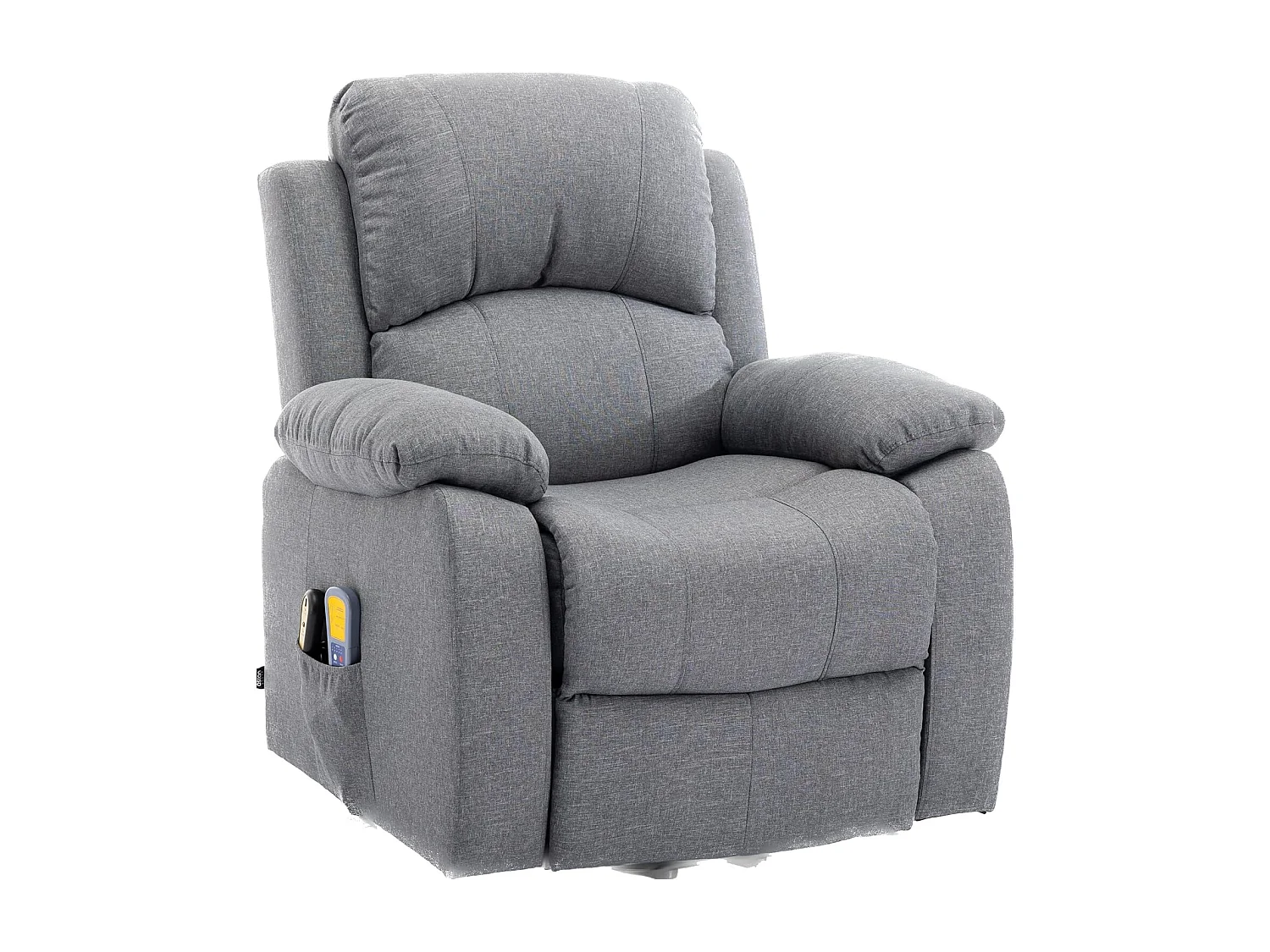 Sillón Relax Función Auto-Ayuda, Reclinación Eléctrica, Masaje Y Termoterapia, Gris