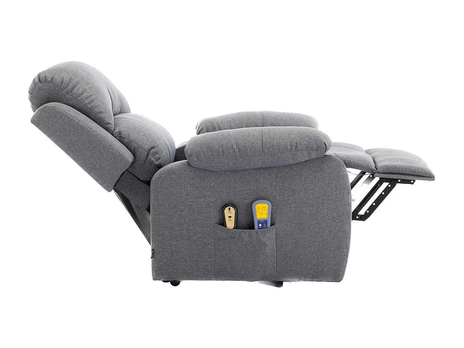 Sillón Relax Función Auto-Ayuda, Reclinación Eléctrica, Masaje Y Termoterapia, Gris