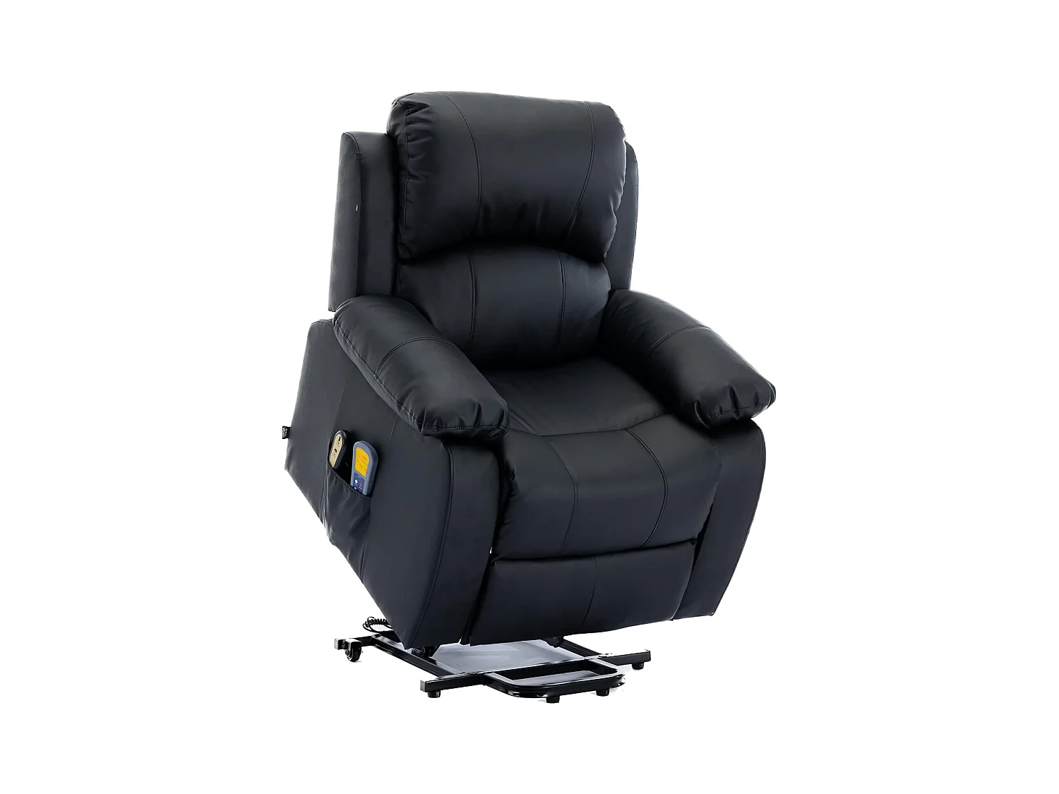 Sillón Relax Función Auto-Ayuda, Reclinación Eléctrica, Masaje Y Termoterapia, Negro