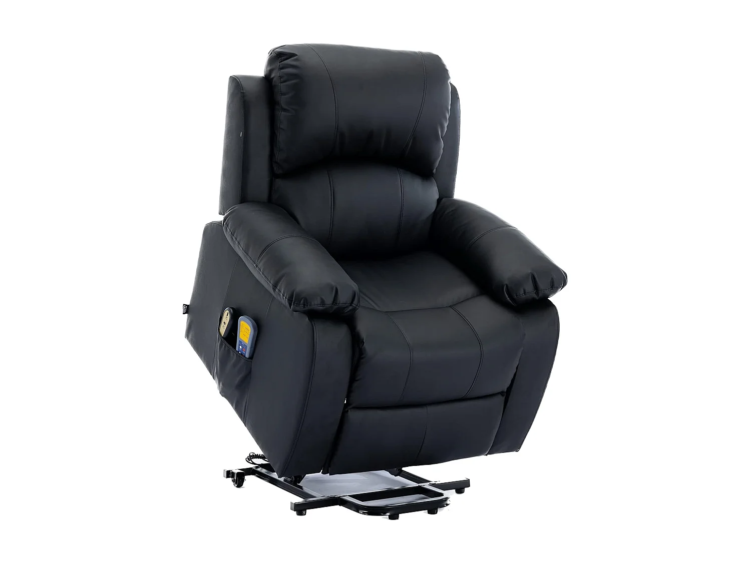 Sillón Relax Función Auto-Ayuda, Reclinación Eléctrica, Masaje Y Termoterapia, Negro