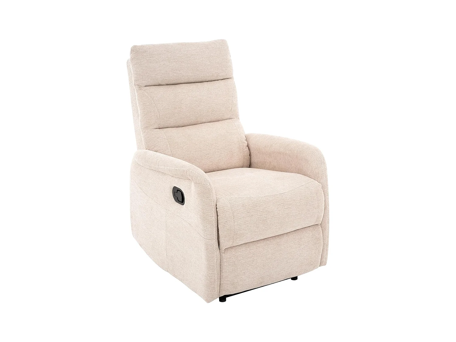 Sillón Relax con Reclinación Manual, Tejido Waterproof, Modelo Duke, Beige