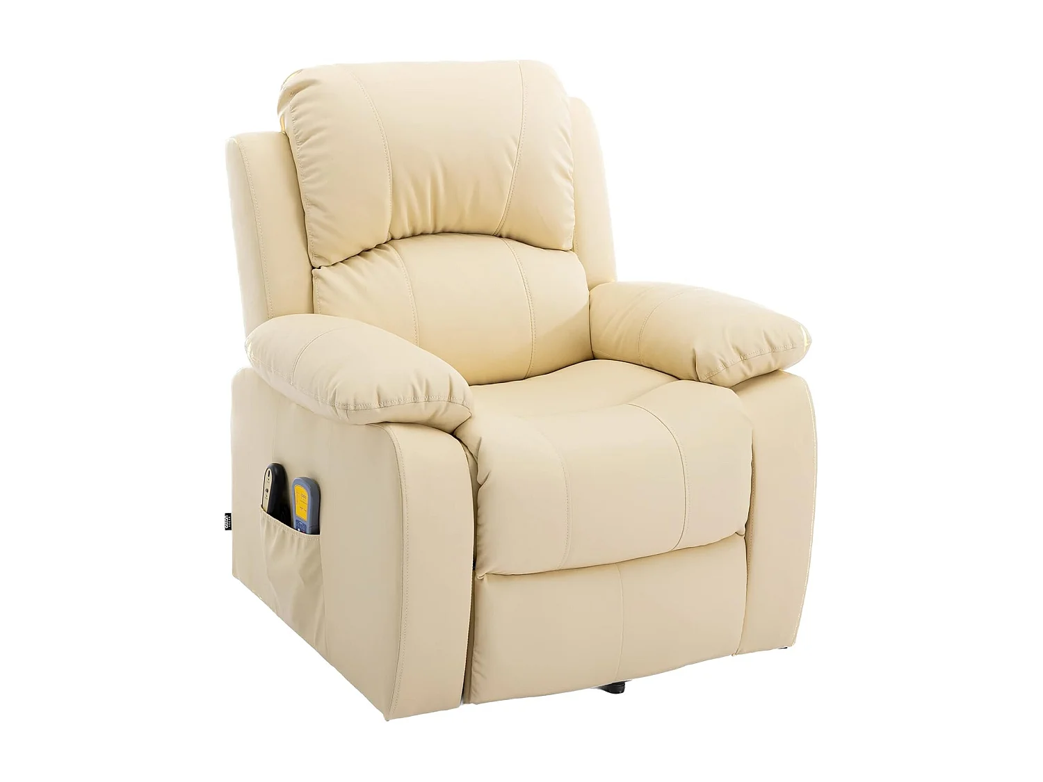 Sillón Relax Función Auto-Ayuda, Reclinación Eléctrica, Masaje Y Termoterapia, Crema