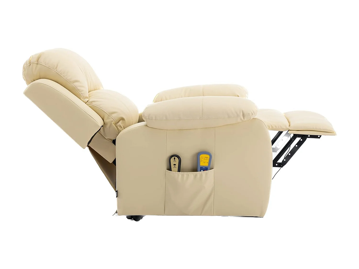 Sillón Relax Función Auto-Ayuda, Reclinación Eléctrica, Masaje Y Termoterapia, Crema