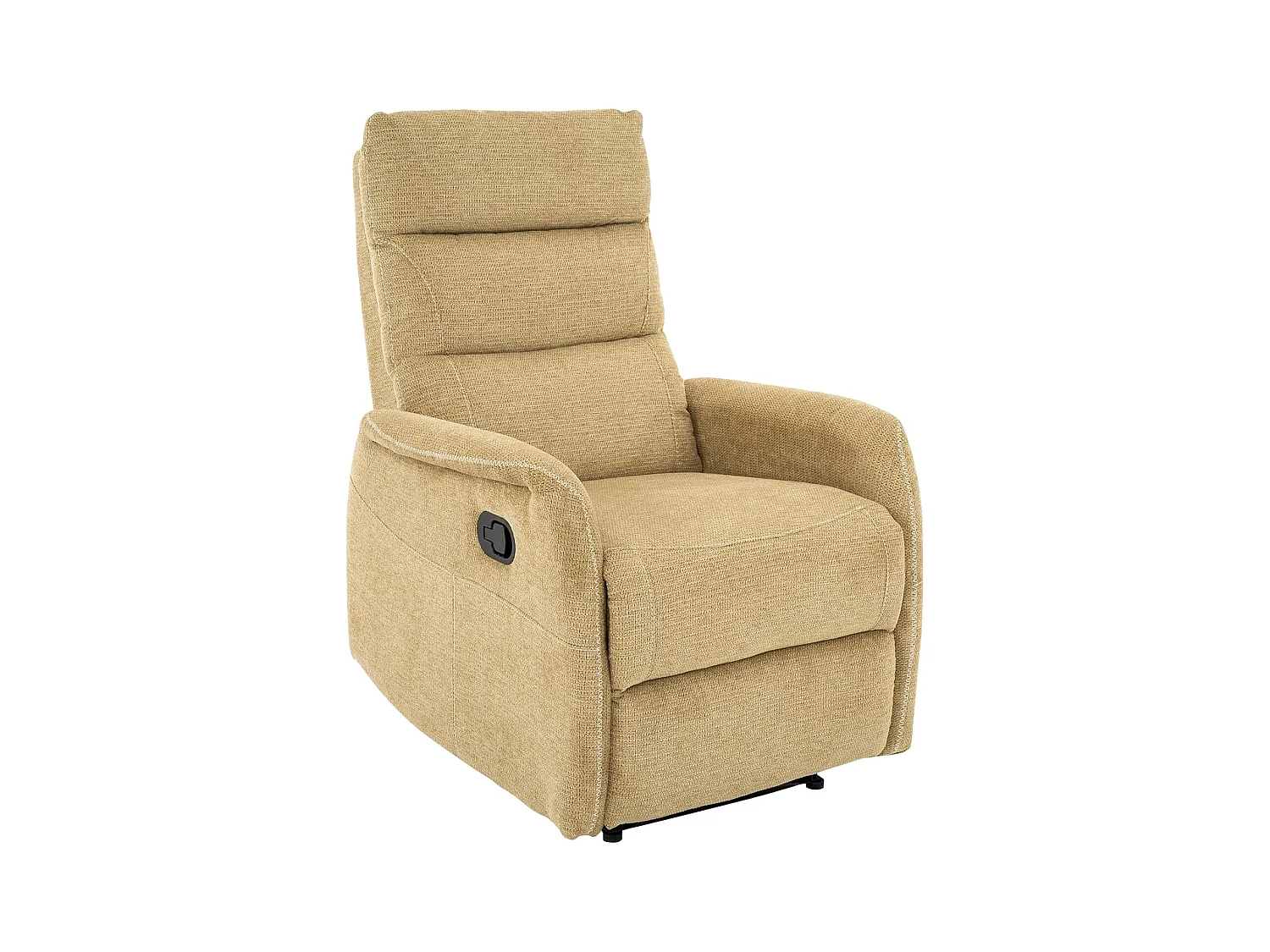 Sillón Relax con Reclinación Manual, Tejido Waterproof, Modelo Duke, Pistacho