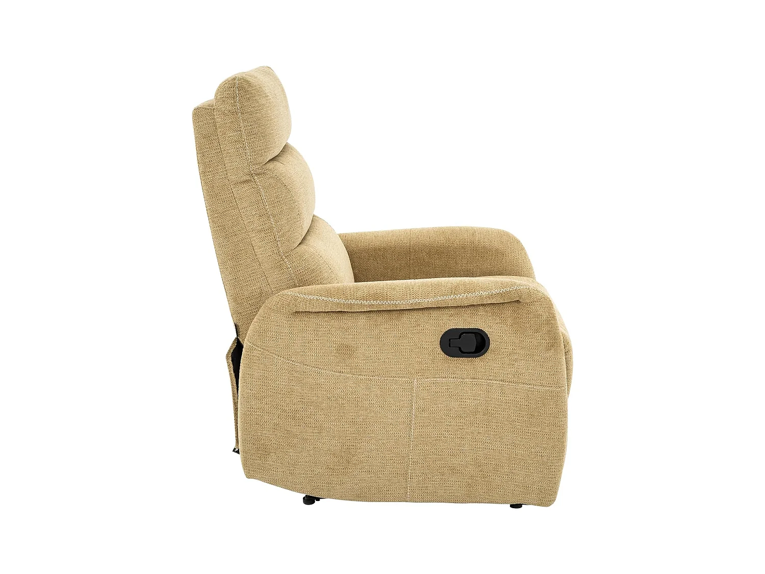 Sillón Relax con Reclinación Manual, Tejido Waterproof, Modelo Duke, Pistacho