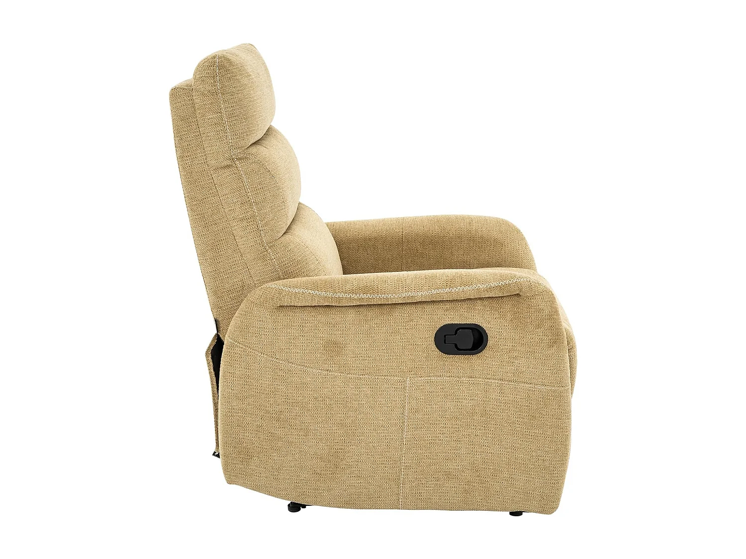 Sillón Relax con Reclinación Manual, Tejido Waterproof, Modelo Duke, Pistacho