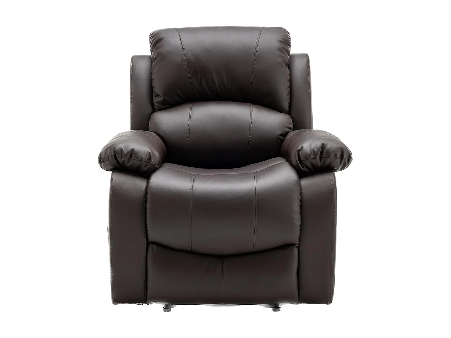 Sillón Relax con Reclinación Manual (Sistema Pared Cero), Masaje Y Termoterapia. Chocolate