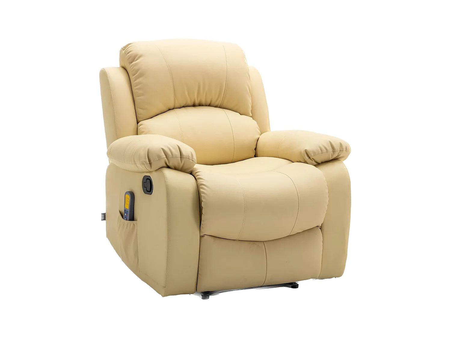 Sillón Relax con Reclinación Manual (Sistema Pared Cero), Masaje Y Termoterapia. Crema