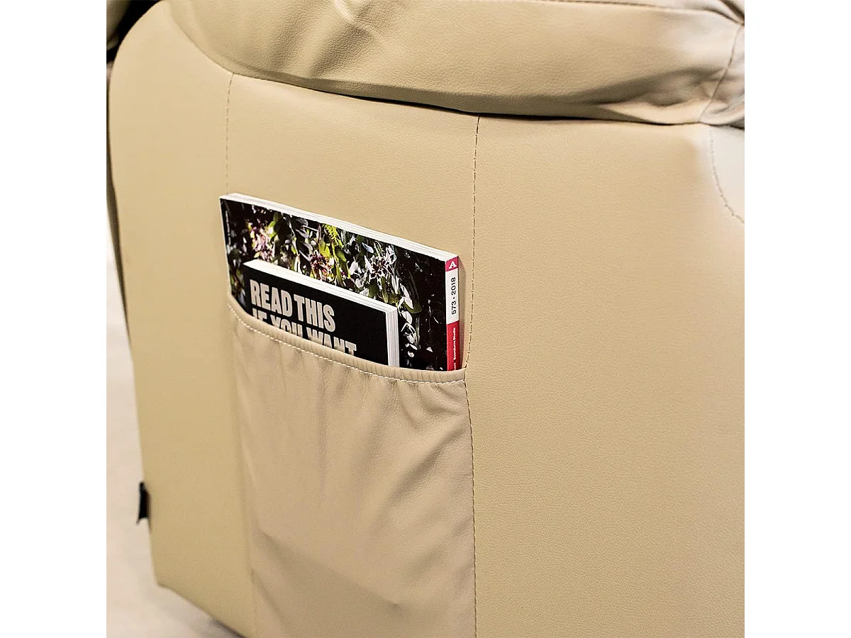 Sillón Relax Función Auto-Ayuda, Reclinación Eléctrica, Masaje Y Termoterapia, Arena