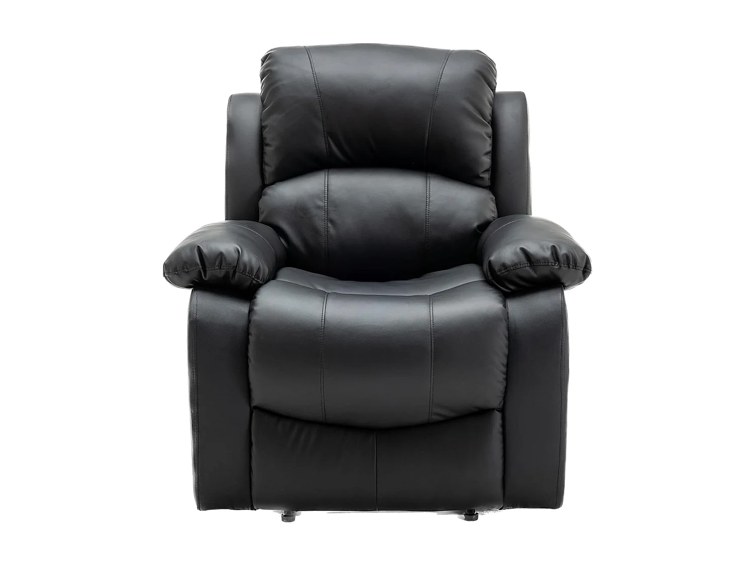 Sillón Relax con Reclinación Manual (Sistema Pared Cero), Masaje Y Termoterapia. Negro