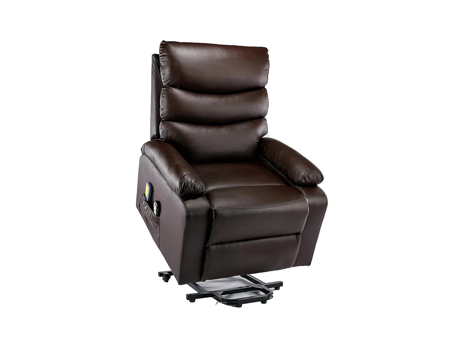 Sillón Relax Función Auto-Ayuda, Reclinación Eléctrica, Masaje Y Termoterapia, Chocolate