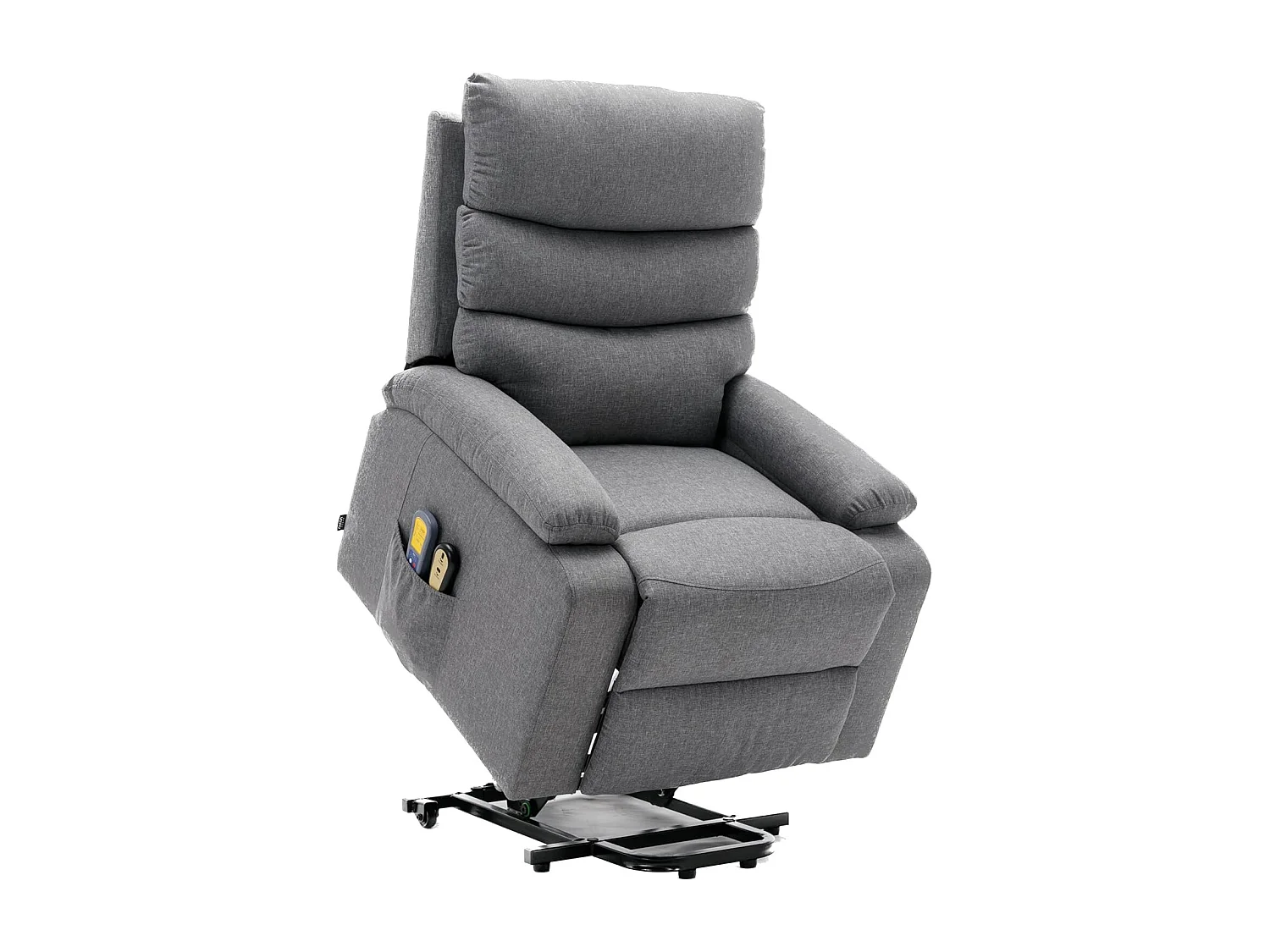 Sillón Relax Función Auto-Ayuda, Reclinación Eléctrica, Masaje Y Termoterapia, Gris