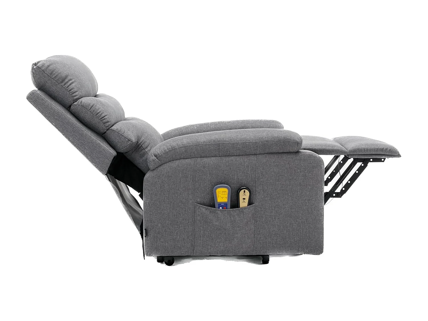 Sillón Relax Función Auto-Ayuda, Reclinación Eléctrica, Masaje Y Termoterapia, Gris