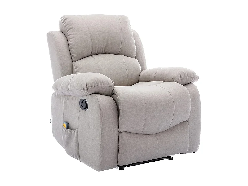 Sillón Relax con Reclinación Manual (Sistema Pared Cero), Masaje Y Termoterapia. Arena