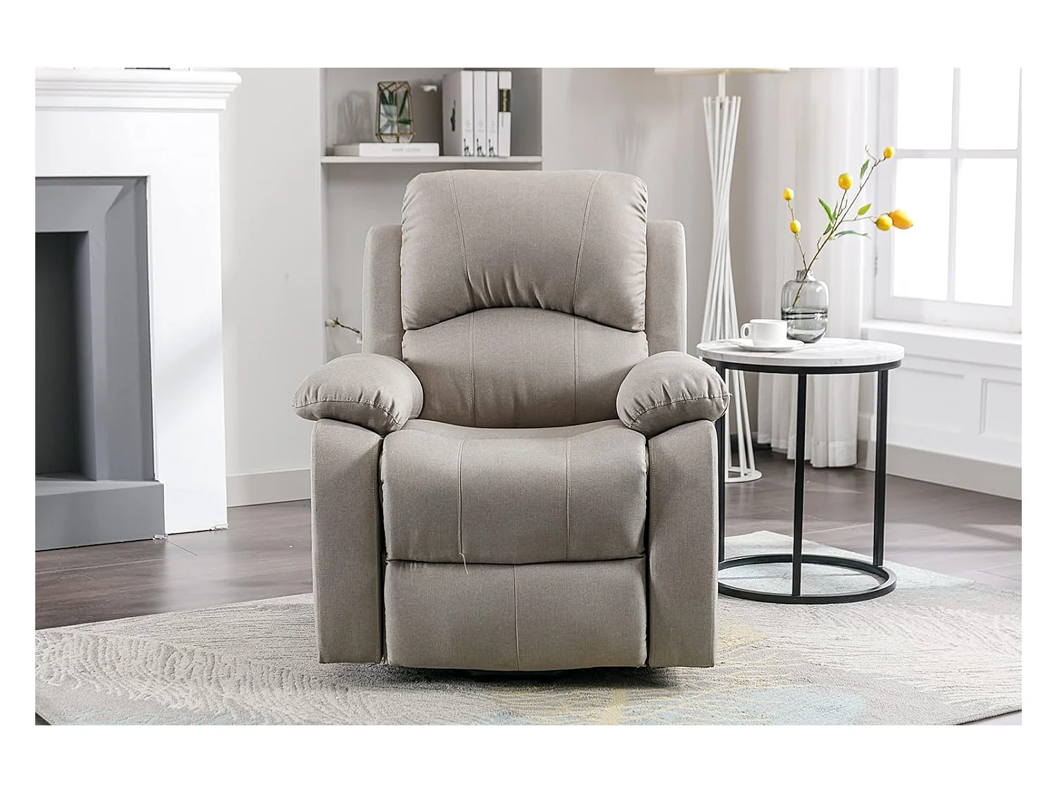 Sillón Relax Función Auto-Ayuda, Reclinación Eléctrica, Masaje Y Termoterapia, Arena