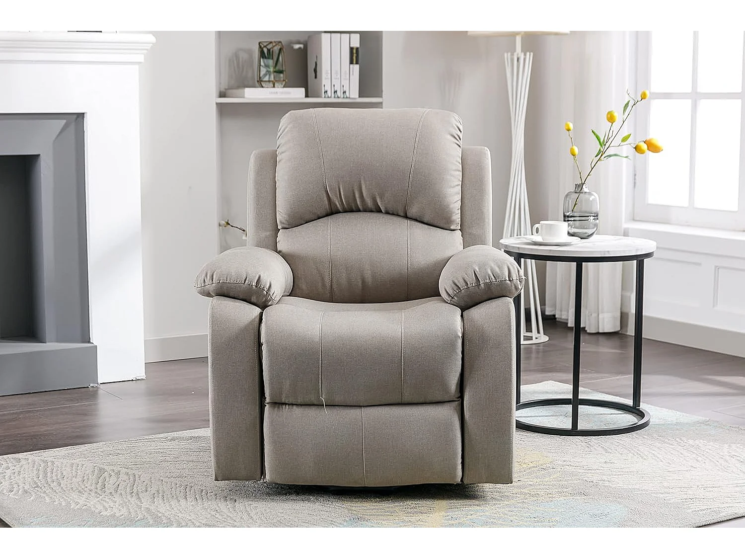 Sillón Relax Función Auto-Ayuda, Reclinación Eléctrica, Masaje Y Termoterapia, Arena