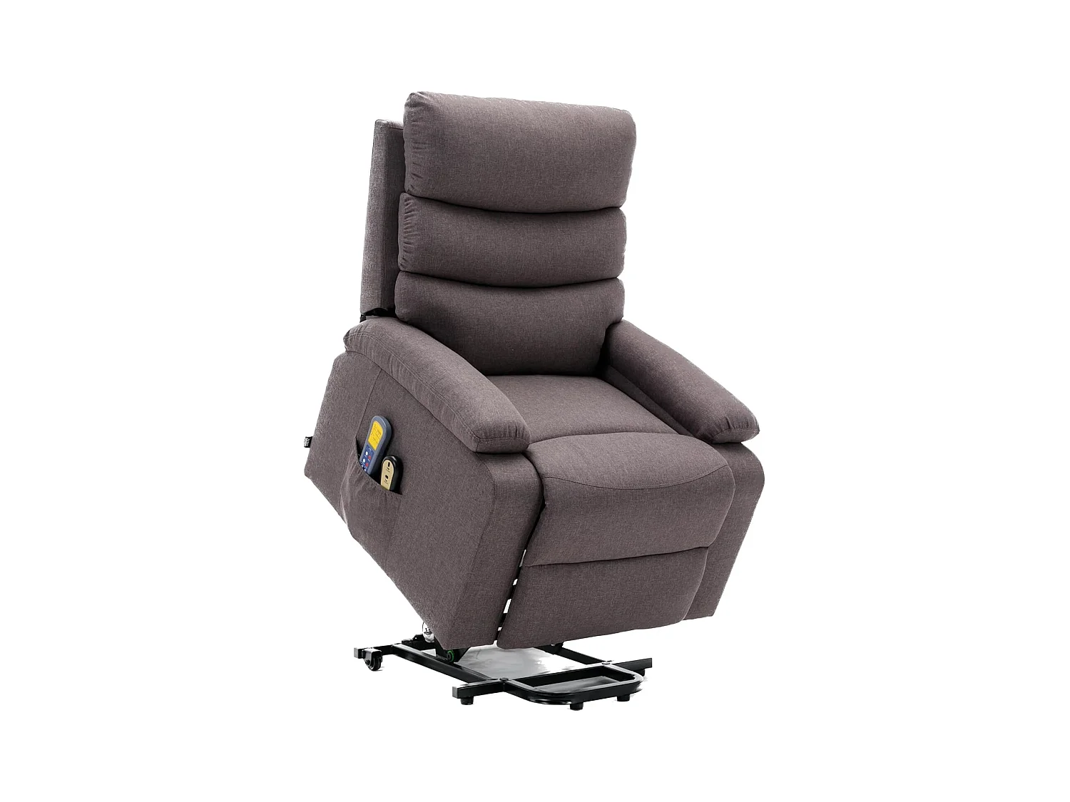 Sillón Relax Función Auto-Ayuda, Reclinación Eléctrica, Masaje Y Termoterapia, Marrón