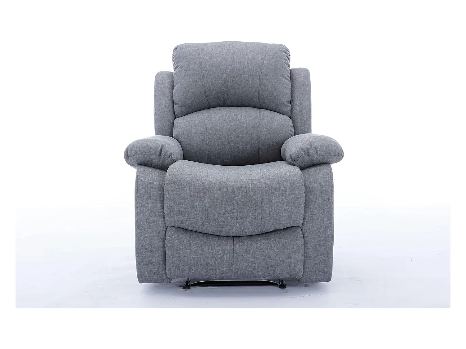 Sillón Relax con Reclinación Manual (Sistema Pared Cero), Masaje Y Termoterapia. Gris