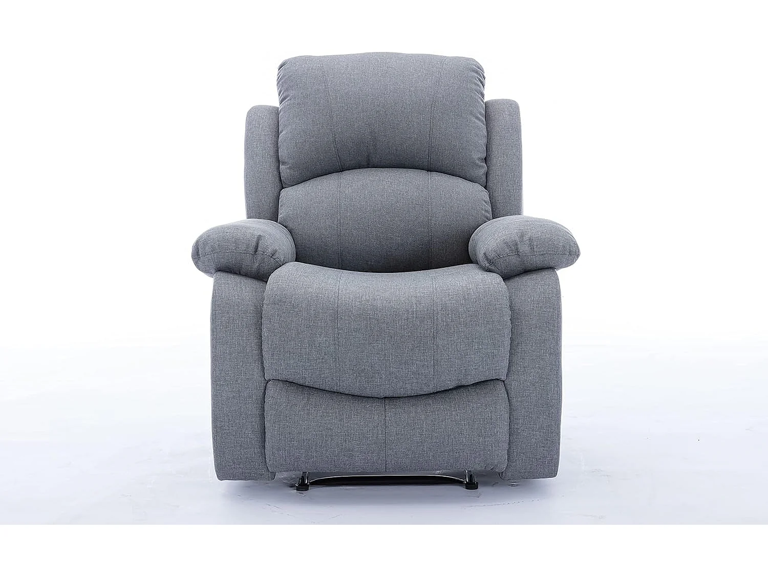 Sillón Relax con Reclinación Manual (Sistema Pared Cero), Masaje Y Termoterapia. Gris