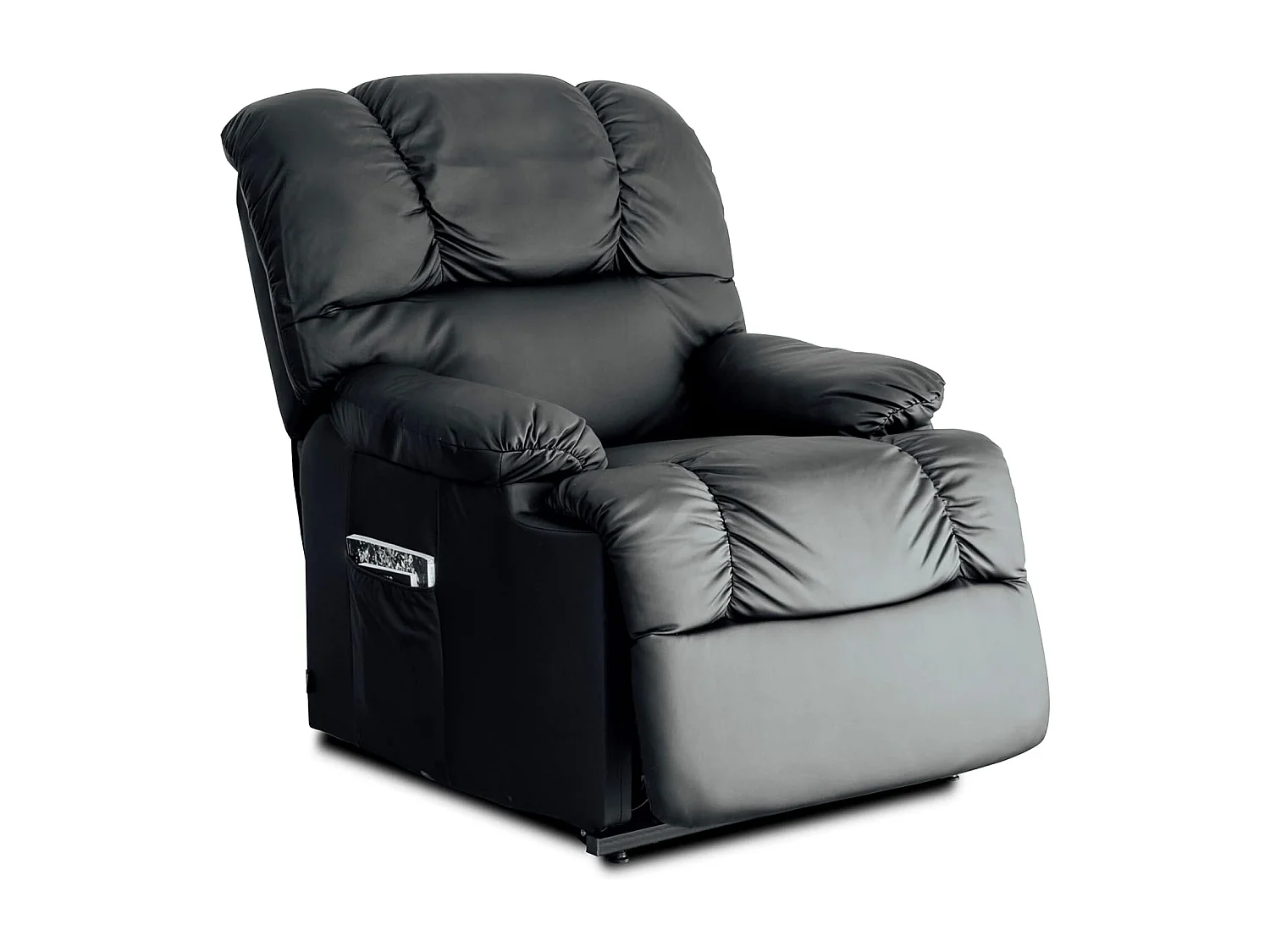 Sillón Relax Función Auto-Ayuda, Reclinación Eléctrica, Masaje Y Termoterapia, Negro