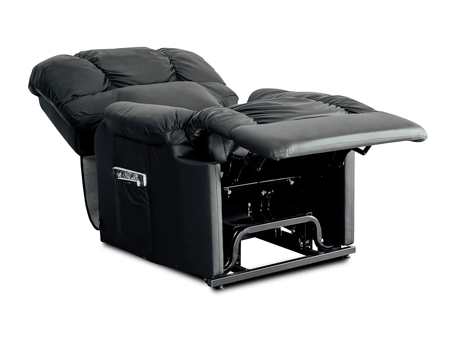 Sillón Relax Función Auto-Ayuda, Reclinación Eléctrica, Masaje Y Termoterapia, Negro